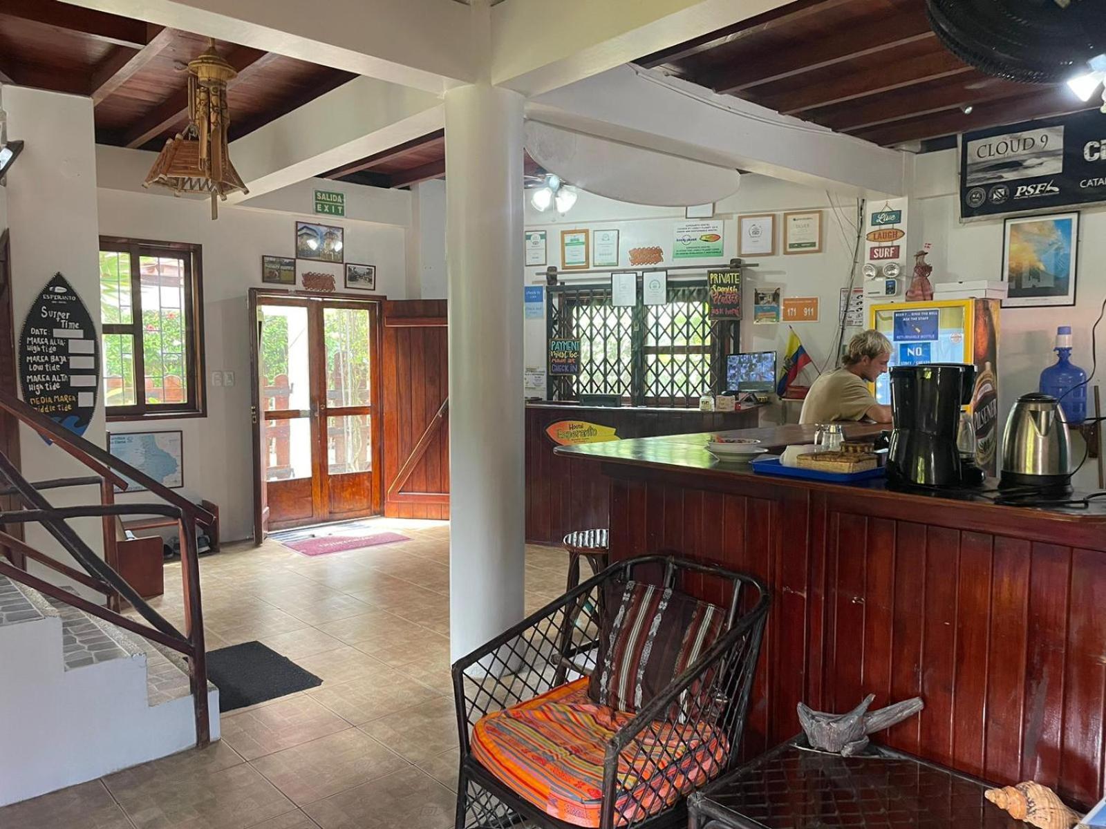Esperanto Bed&Breakfast Surf Hostel Montañita Exterior foto